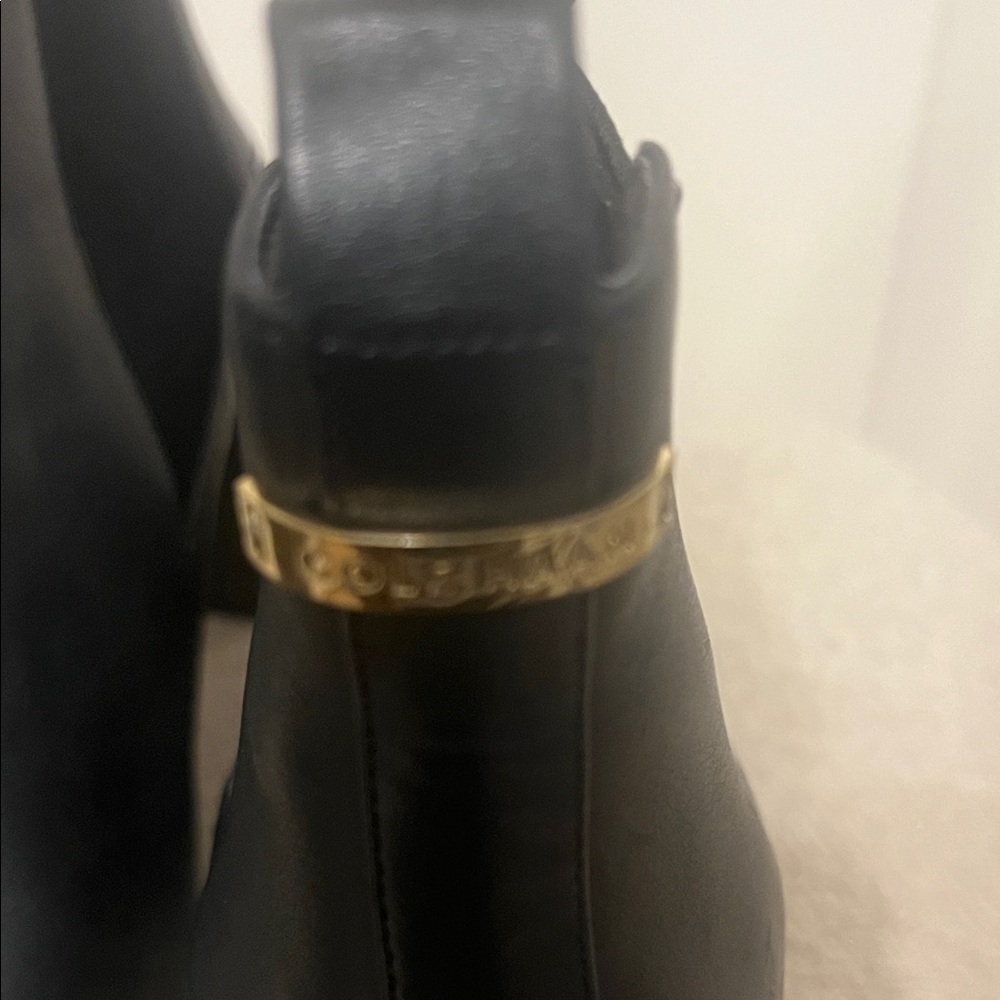 Cole Haan Black Leather Ankle Booties - Picture 12 of 16